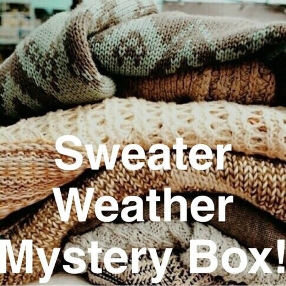 50 pieces Winter weather clothing and accessories mystery box tops jacket